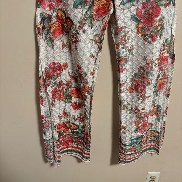 Becca by Rebecca Virtue Floral Crochet Lace Slit Wide Leg Swim Cover Size Small - Picture 5 of 10